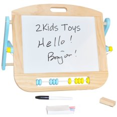2Kids Toys Magnetische Staffelei, doppelseitig, Tischmodell