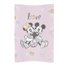 CEBA aankleedkussen zacht COSY (50x70) Disney Minnie & Mickey Roze