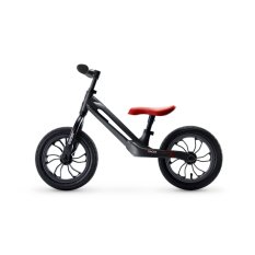 QPLAY Rowerek biegowy Racer air (Titanium) Black/Red, wiek 3 - 6 lat, do 30 kg