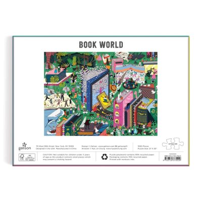 Puzzle Galison Mundo dos Livros 1000 peças