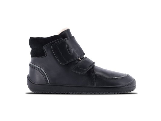 Be Lenka Children's winter barefoot shoes Panda 2.0 - All Black