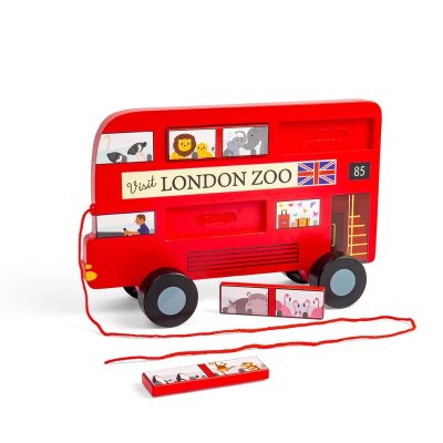 Bigjigs Toys Ťahacia hračka Londýnsky autobus