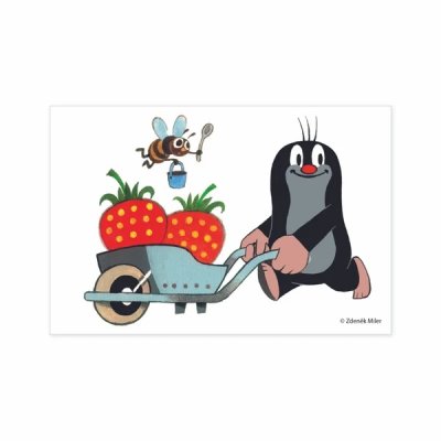 Dino Lesene slikovne kocke Krtek 6 kosov