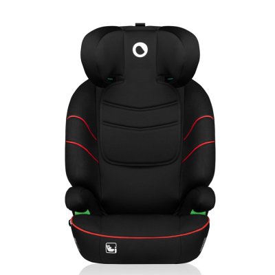 LIONELO Bilbarnstol Lars i-Size (100-150 cm) Sporty Black Red