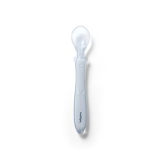 BABYONO Silicone spoon - blue 6m+