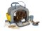 small foot Chien en peluche avec set de soins
