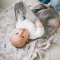 BABYONO Super Soft muslinske pelene 3 kom - Sive, 70x70 cm