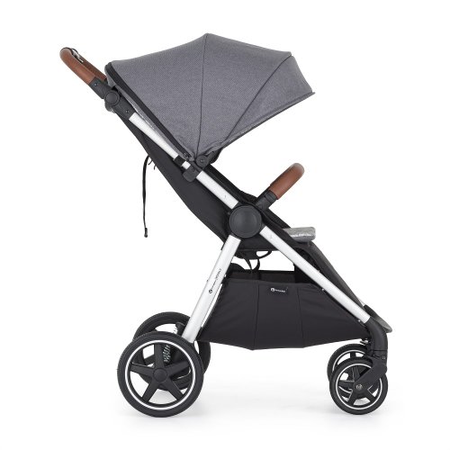 PETITE&MARS Sportkinderwagen Royal2 Silver Ultimate Grey + PETITE&MARS Tasche Jibot GRATIS