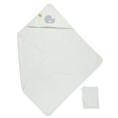 NATTOU Badhanddoek met capuchon walvis Sally 75 cm Romeo, Jules & Sally