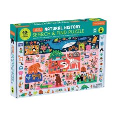 Puzzle Mudpuppy monta e procura "Museu de História Natural" 64 peças