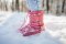 Be Lenka Kinderwinterschoenen op blote voeten Snowfox Kids 2.0 - Rose Pink