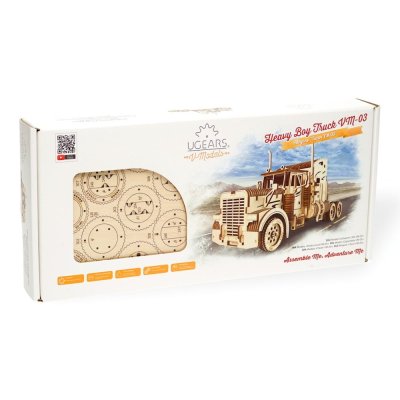 Ugears 3D Holzmechanik Puzzle VM-03 Schwerlastwagen Heavy Boy