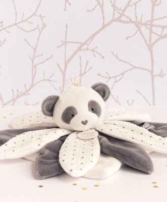 Doudou Set cadou - jucărie panda de pluș 26 cm