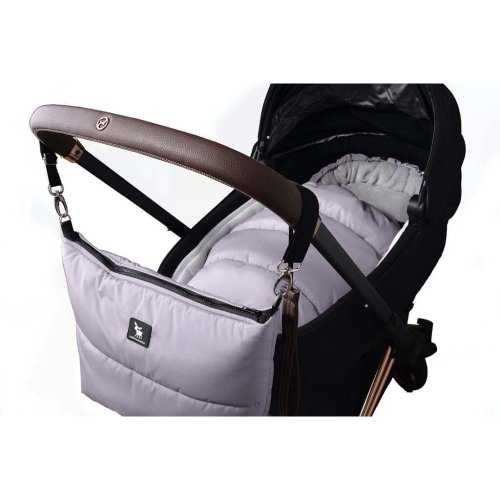 COTTONMOOSE Комплект чанта и ръкавици за комбинирана количка Graphite/Blue