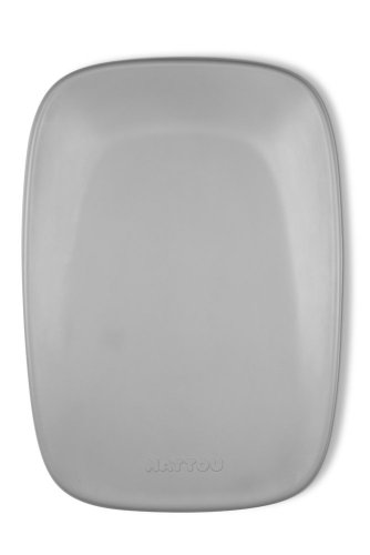 NATTOU Wickelunterlage weich Softy Grey BPA-frei 50x70 cm