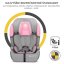 KINDERKRAFT Autositz Comfort up i-size rosa (76-150 cm)