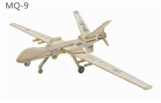 RoboTime Drewniane puzzle 3D Amerykański dron MQ9