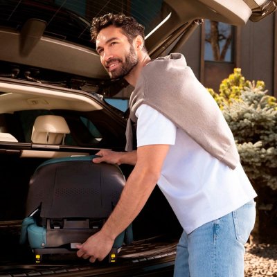 KINDERKRAFT Silla de coche plegable Unity 2 I-Size (100-150 cm) Grey