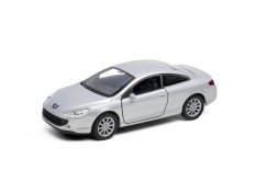 Welly Peugeot Coupé 407 1:34 strieborný