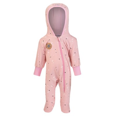 Kombinezon podszyty BIO DR Outlast® - jasnoróżowe gwiazdki/różowy baby