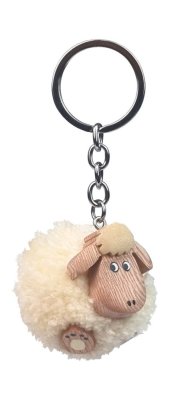 2Kids Toys Holzschlüsselanhänger Pompon Schaf