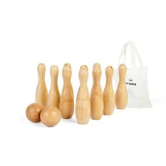Bigjigs Toys Dřevěné kuželky
