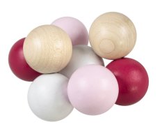 Detoa Kugeln auf einer Schnur, rosa