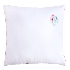 Vankúšik Outlast® - biela/staroružová kytičky