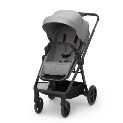 KINDERKRAFT Kinderwagen kombiniert 3 in 1 Newly Moonlight Grey + Mink PRO
