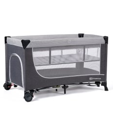 Berço de viagem KINDERKRAFT SELECT Leody Grey, Premium