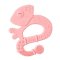 CHICCO Gryzak silikonowy Super Soft Chameleon różowy 2m+