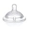 CHICCO Sauger für Natural Feeling Flasche Silikon verstellbarer Durchfluss 4m+ 2 Stk.