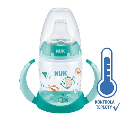 NUK FC Lernflasche mit Temperaturkontrolle 150 ml grün