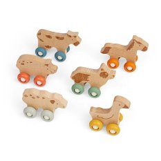 Bigjigs Toys Domáce zvieratko na kolieskach 1 ks