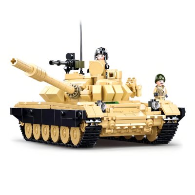 Sluban Model Bricks M38-B1011 Tanc de luptă T-72B3 2 în 1