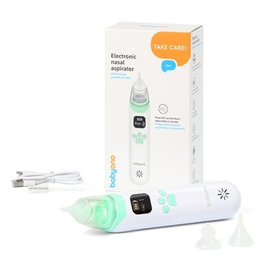 Elektroniczny aspirator do nosa BABYONO z ładowaniem USB