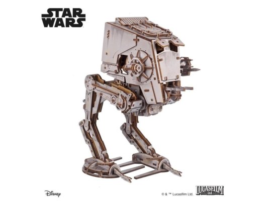 Ugears Maqueta mecánica de madera 3D Star Wars Caminante AT-ST