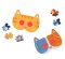 Petit Collage Puzzle gatos 100 piezas con gafas 3D