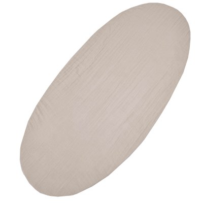 EKO Musselin Spannbettlaken Powder Rose 40x80 cm
