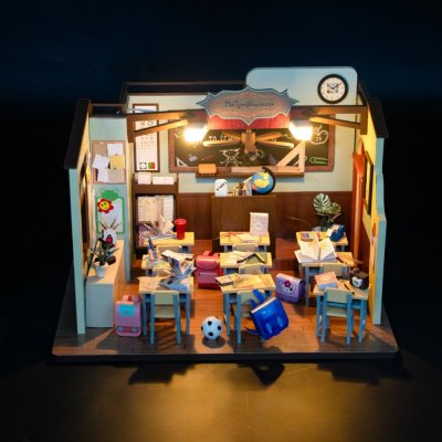 2Kids Toys Miniatyr dockhus Klassrum