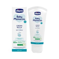 CHICCO Crema nutriente Baby Moments 85% ingredienti naturali 100 ml, 0m+