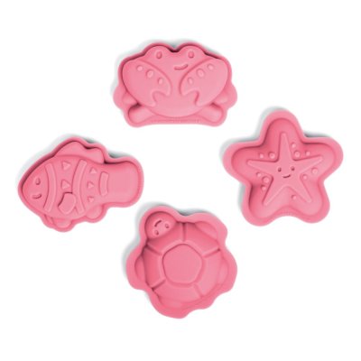 Bigjigs Toys Silikonowe foremki różowe Coral