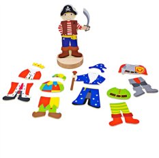 Bigjigs Toys Puzzle magnétique d'habillage personnages mystiques
