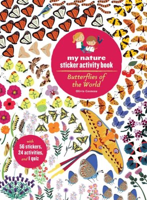 Chronicle Books Książka z naklejkami My Nature Motyle świata