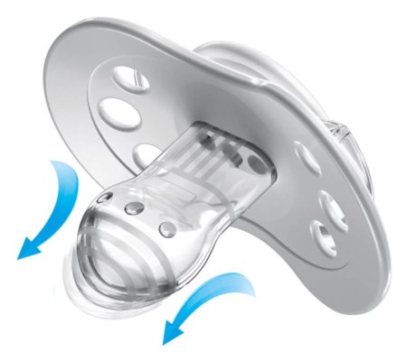 LOVI Silikon-Schnuller dynamisch Salt&Pepper 6-18m 2 Stk