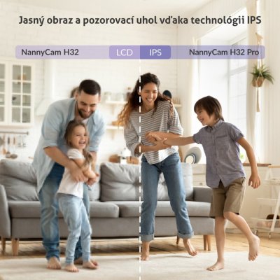TRUELIFE Babyphone vidéo numérique NannyCam H32 PRO