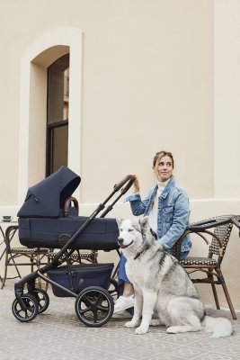 EASYWALKER Kombikinderwagen Jimmey Indigo Blue XXL AIR + RWS