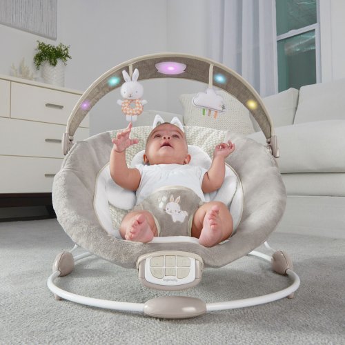 INGENUITY Lounger vibrating with music and light Twinkle Tails™ 0m+ up to 9 kg