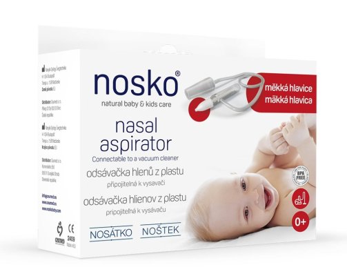 NOSKO Nasensauger Nasensauger mit weichem Kopf 0m+