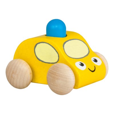 Voiture couineur avec gyrophare 1pc jaune